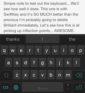 SwiftKey keyboard